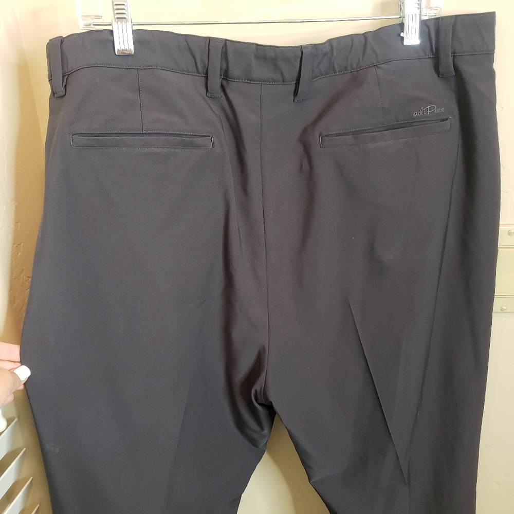 Adidas AdiPure golf pant trousers, dark grey, size 38x32